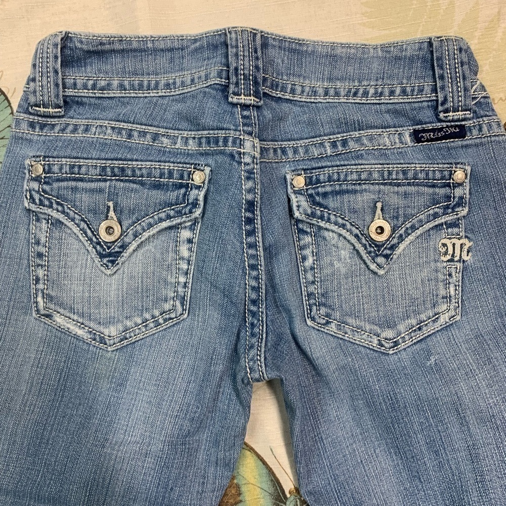 Miss me flap pocket denim Capri